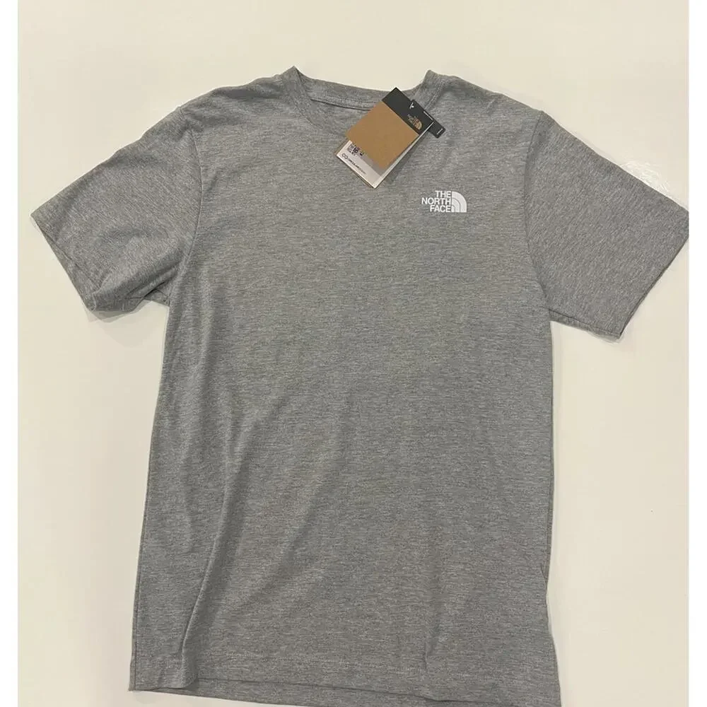 The North Face Evolution Box Never Stop Exploring T-Shirt Size Large Gray